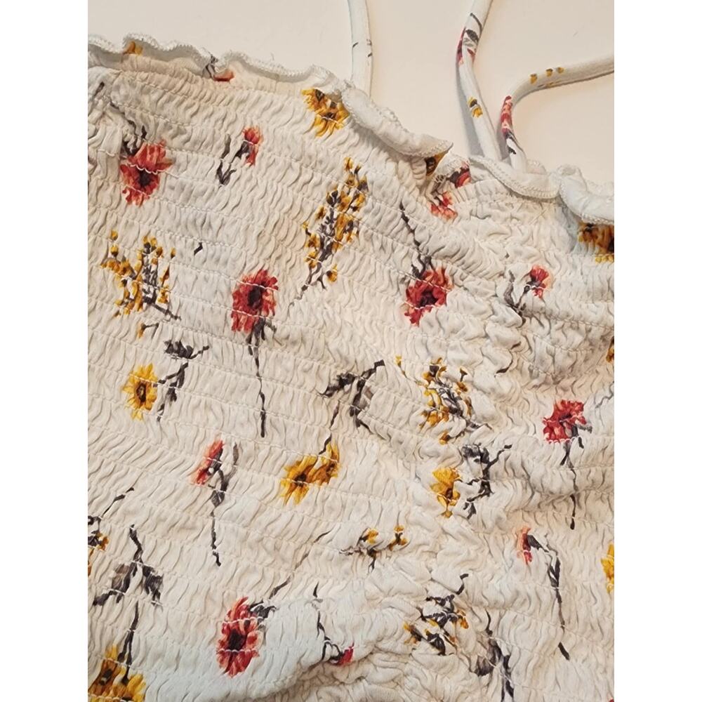 Forever 21 Floral Print Tube Top, Cropped, Medium - Picture 2 of 6